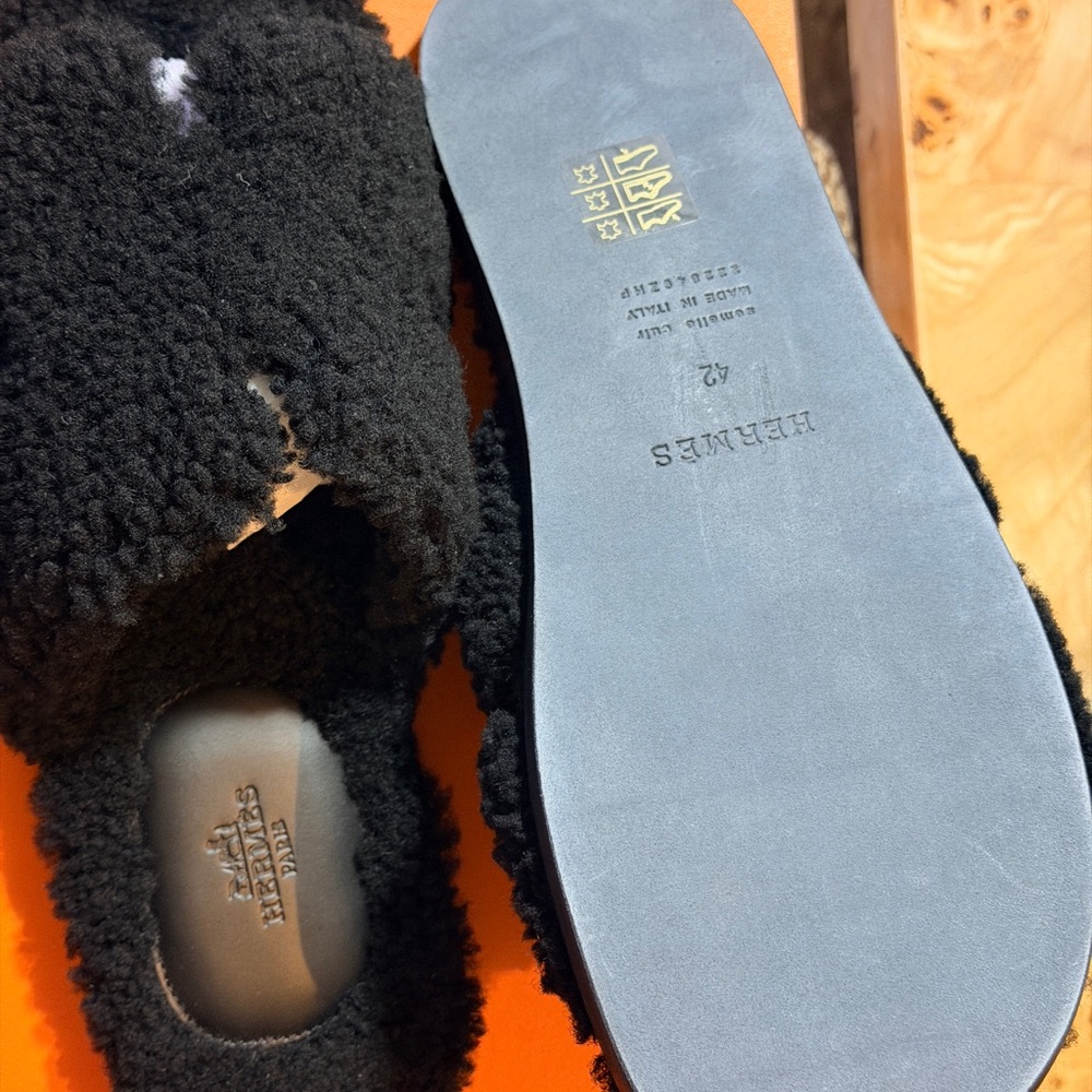 Balmain Black and White Logo Slip-On Sneakers Size 41